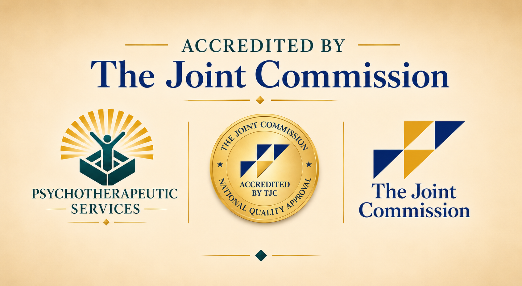 Psychotherapeutic Services is accredited by The Joint Commission